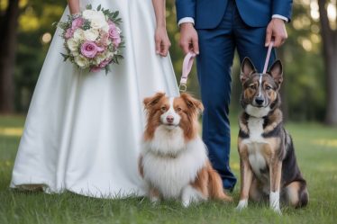 Mariage et animaux : comment intégrer vos compagnons à quatre pattes le jour J